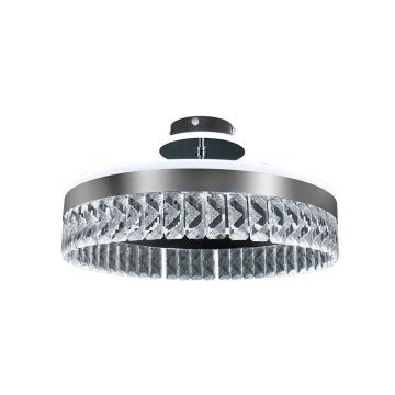 Plafonnier en cristal à intensité variable LED/75W/230V 3000-6500K chrome + télécommande