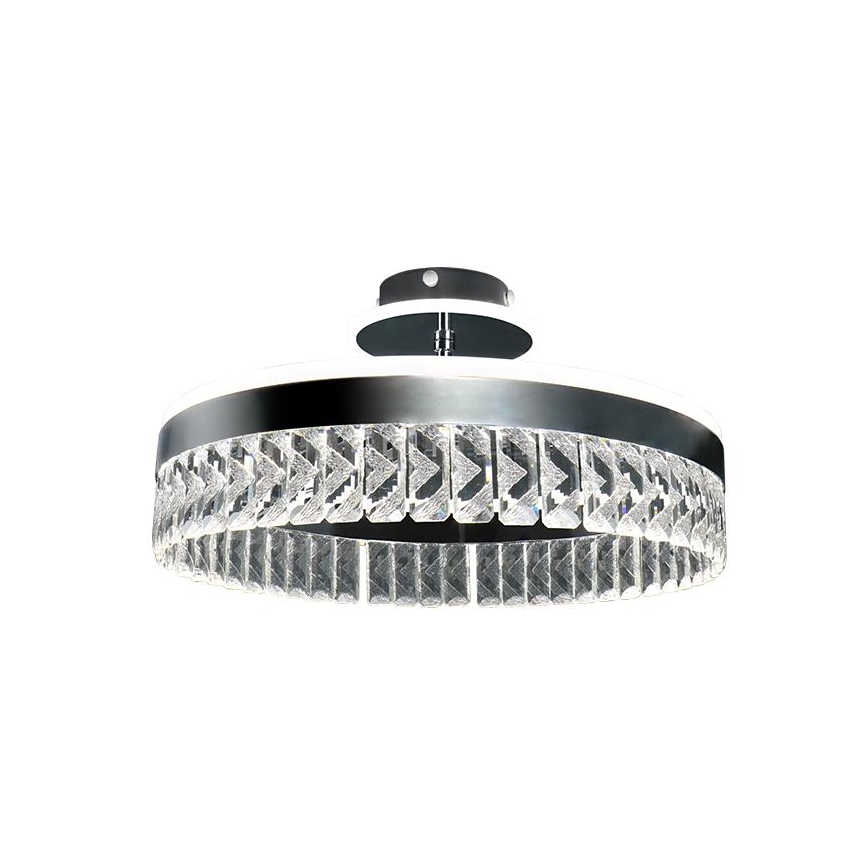 Plafonnier en cristal à intensité variable LED/75W/230V 3000-6500K chrome + télécommande