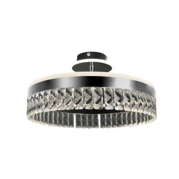 Plafonnier en cristal à intensité variable LED/75W/230V 3000-6500K chrome + télécommande