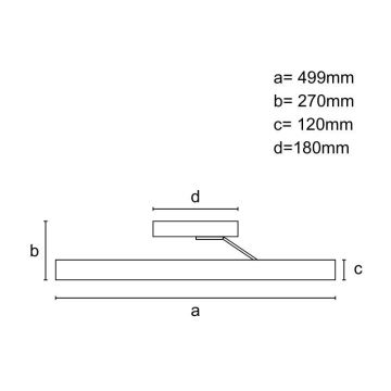 Plafonnier en cristal à intensité variable LED/75W/230V 3000-6500K chrome + télécommande