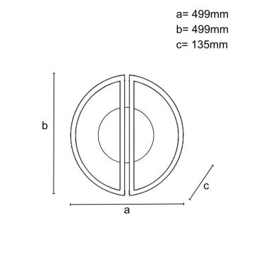 Plafonnier à intensité variable LED/75W/230V 3000-6500K hêtre + télécommande