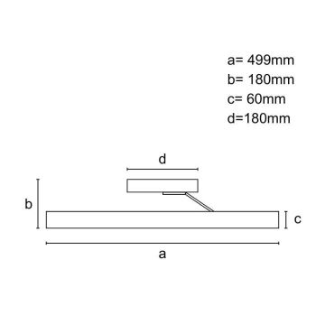 Plafonnier à intensité variable LED/86W/230V 3000-6500K blanc + télécommande