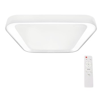 Plafonnier à intensité variable QUADRO LED/66W/230V 3000-6000K blanc + Télécommande