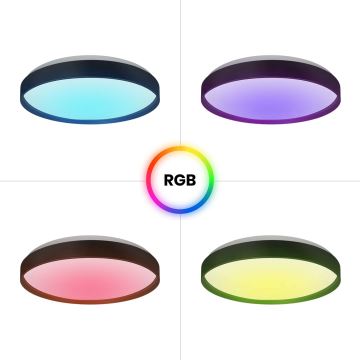 Plafonnier à intensité variable RGB RINGO LED/36W/230V + télécommande