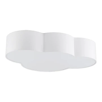 Plafonnier enfant CLOUD 4xE27/15W/230V blanc