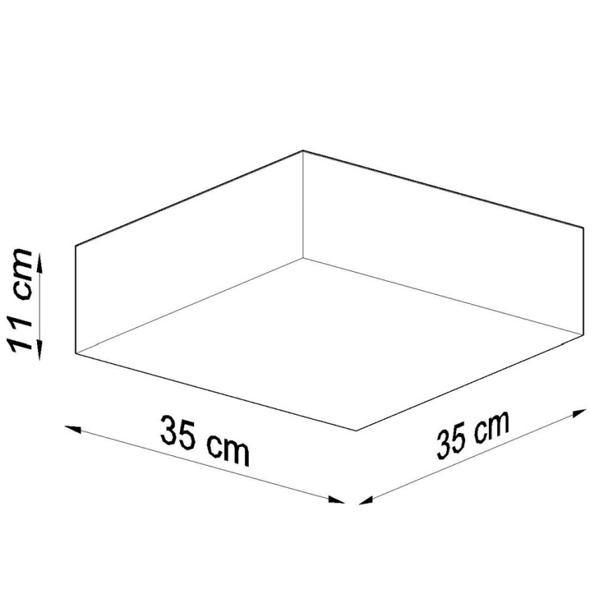 Plafonnier HORUS 35 2xE27/60W/230V blanc