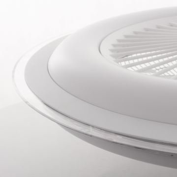 Plafonnier LED à intensité variable avec un ventilateur ZONDA LED/48W/230V 3000-6000K blanc + télécommande