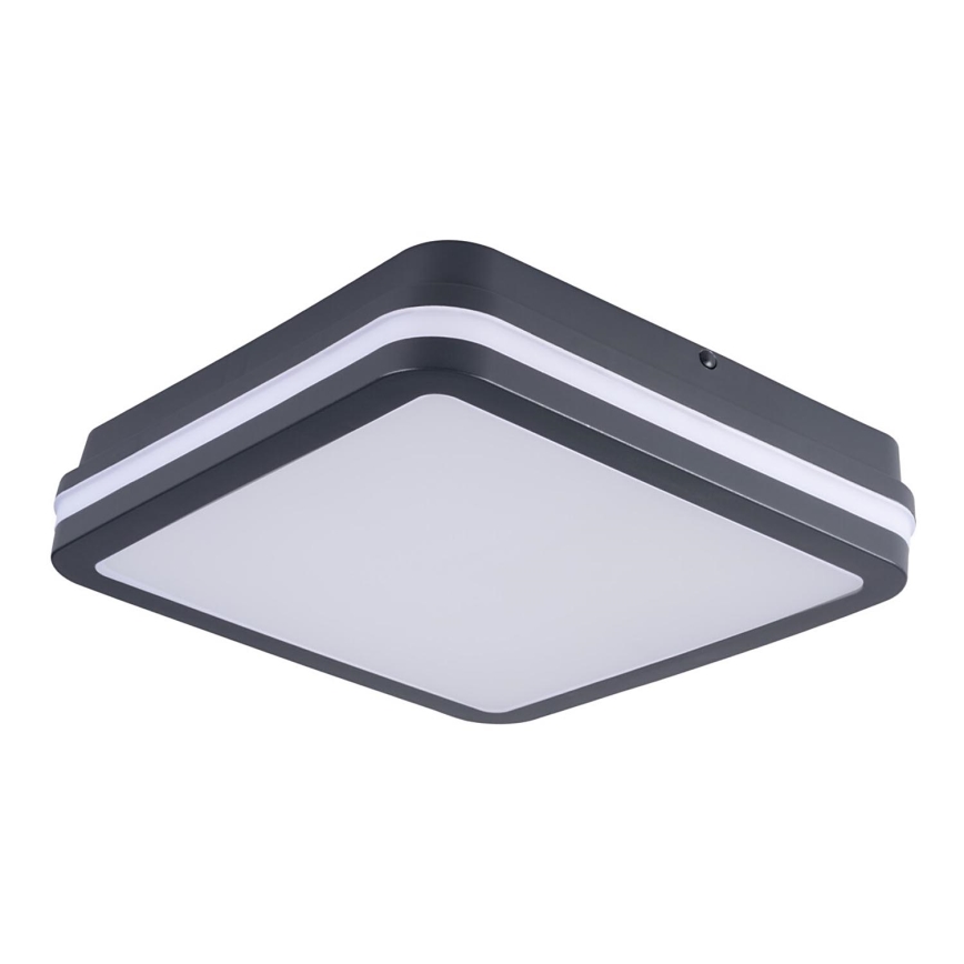 Plafonnier LED extérieur avec détecteur BENO LED/24W/230V 4000K IP54 anthracite