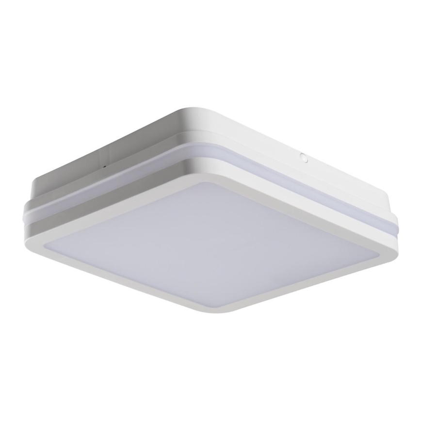 Plafonnier LED extérieur avec détecteur BENO LED/24W/230V 4000K IP54 blanc