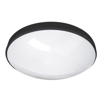 Plafonnier LED salle de bain CIRCLE LED/12W/230V 4000K d. 25 cm IP44 noir