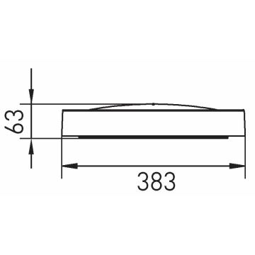 Plafonnier LED SAMER LED/24W/230V 4000K