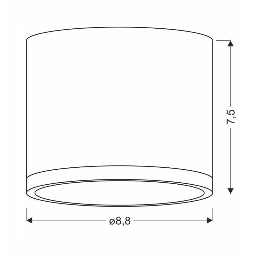 Plafonnier LED TUBA LED/9W/230V