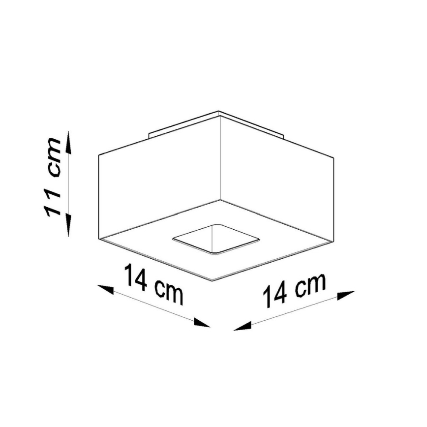 Plafonnier MONO 1 1xGU10/40W/230V