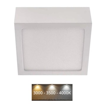 Plafonnier NEXXO LED/7,6W/230V 3000/3500/4000K 12x12 cm blanc