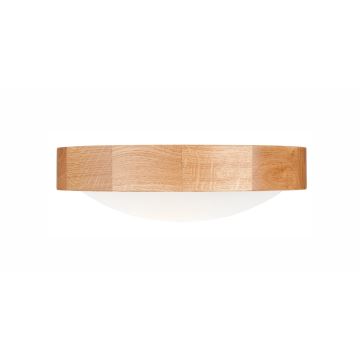 Plafonnier OAK SLIM 1xE27/60W/230V chêne ø 27 cm - FSC certifié