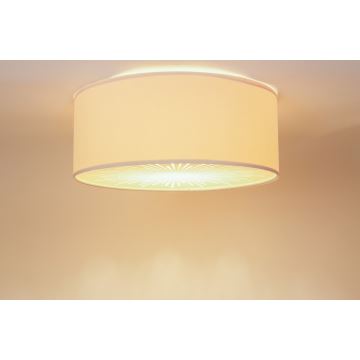 Plafonnier RAYS 2xE27/60W/230V d. 40 cm beige