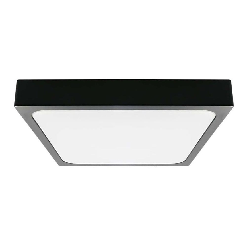 Plafonnier salle de bain avec détecteur LED/18W/230V 4000K IP44 noir