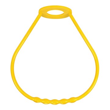 Poignée suspension plastique jaune