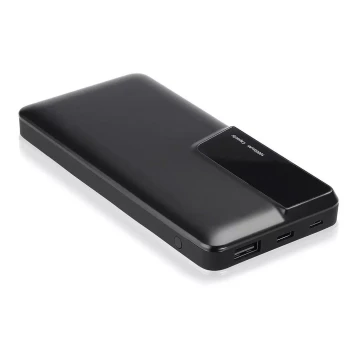 Power Bank met display 10000mAh/3,7V zwart