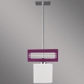 Prezent 51261 - Suspension SANGA 1xE14/60W/230V violet