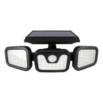 Projecteur solaire LED avec capteur LED/1,5W/3,7V 6000K IP44