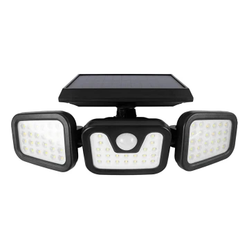 Projecteur solaire LED avec capteur LED/1,5W/3,7V 6000K IP44