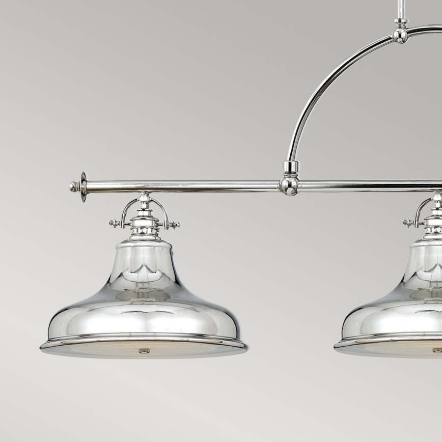 Quoizel - Hanglamp aan een ketting EMERY 3xE27/100W/230V chroom