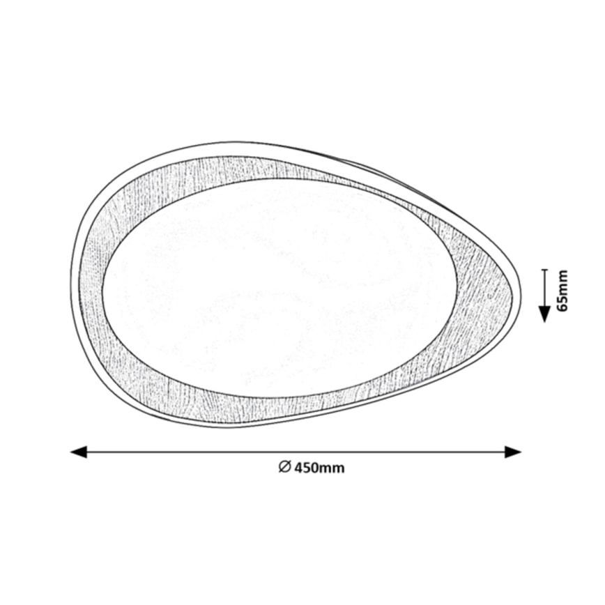 Rabalux - LED plafondlamp LED/24W/230V