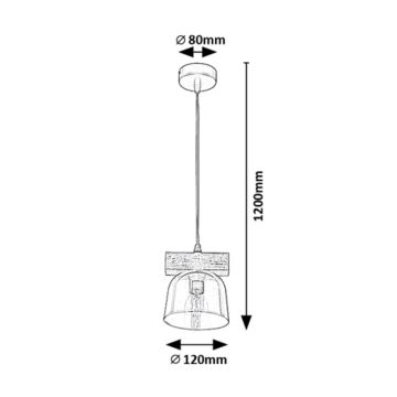 Rabalux - Hanglamp aan een koord 1xE14/40W/230V