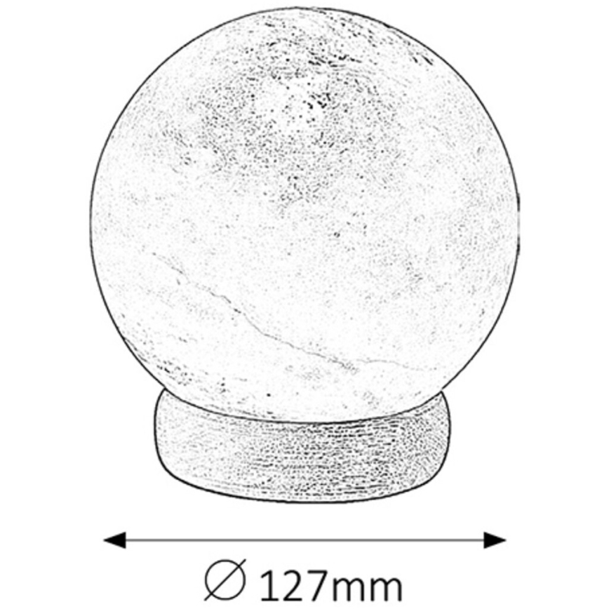 Rabalux - Lampe de sel (Himalaya) 1xE14/15W/230V acacia 2,6 kg