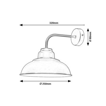 Rabalux - Applique murale 1xE27/60W/230V