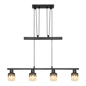 Rabalux 5345 - Hanglamp aan koord LACEY 4xE14/40W/230V