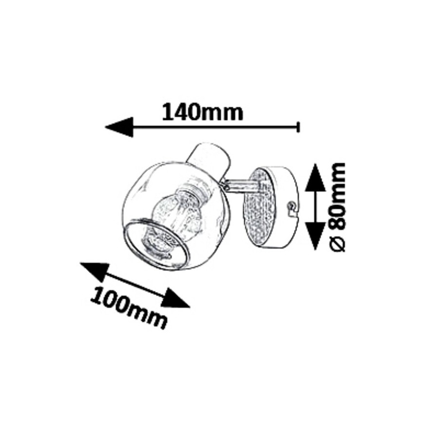 Rabalux - Wandspot 1xE14/40W/230V