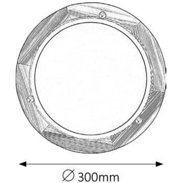 Rabalux - Plafondverlichting E27/60W/230V