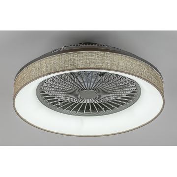 Rabalux - Plafonnier LED à intensité variable avec ventilateur LED/35W/230V 3000-6000K + télécommande