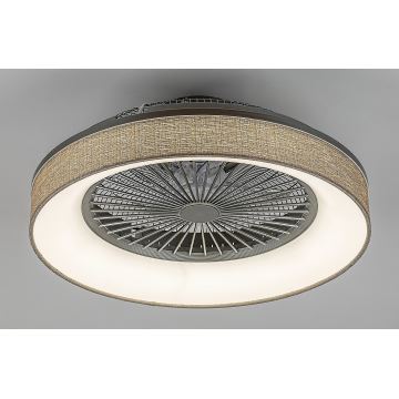 Rabalux - Plafonnier LED à intensité variable avec ventilateur LED/35W/230V 3000-6000K + télécommande