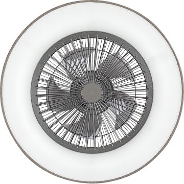 Rabalux - Plafonnier LED à intensité variable avec ventilateur LED/35W/230V 3000-6000K + télécommande