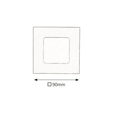 Rabalux - LED Badkamer plafondlamp inbouw LED/3W/230V IP44 4000K