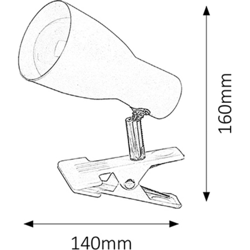 Rabalux - Clips Spot 1xE27/20W/230V