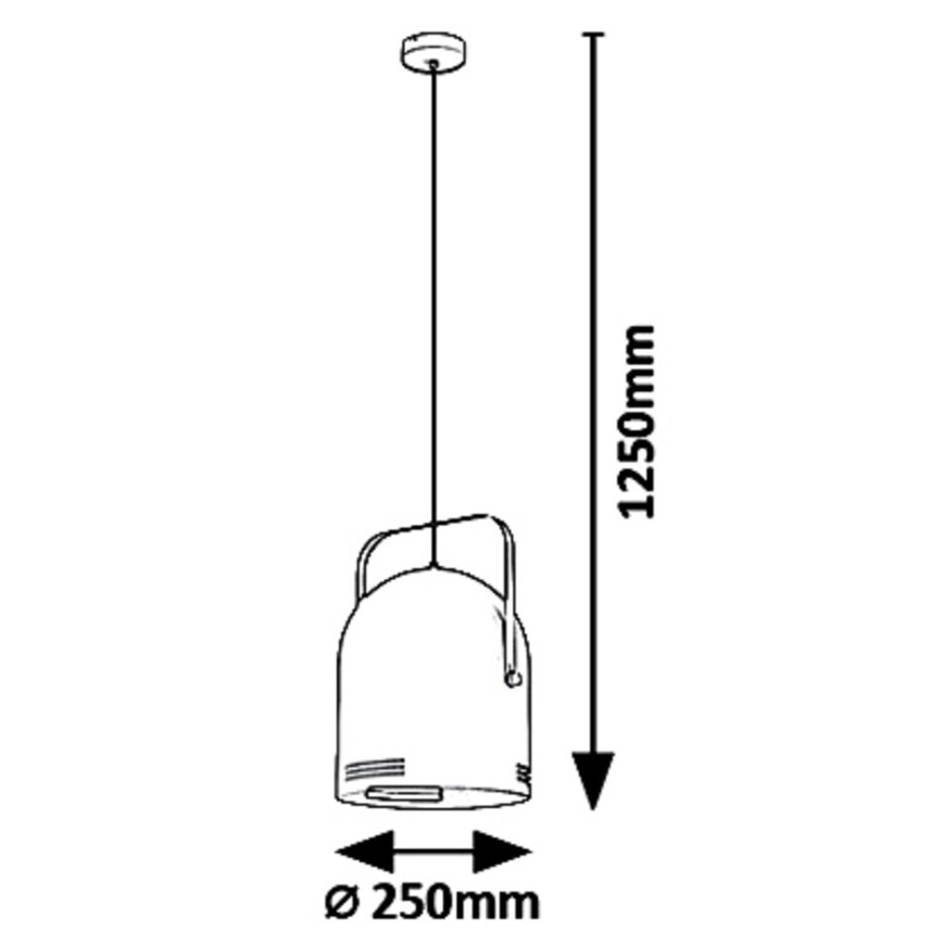 Rabalux 7016 - Hanglamp aan koord MINUET 1xE14/40W/230V