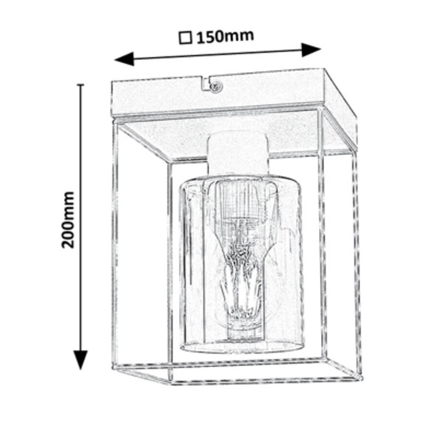 Rabalux - Plafondlamp 1xE27/25W/230V