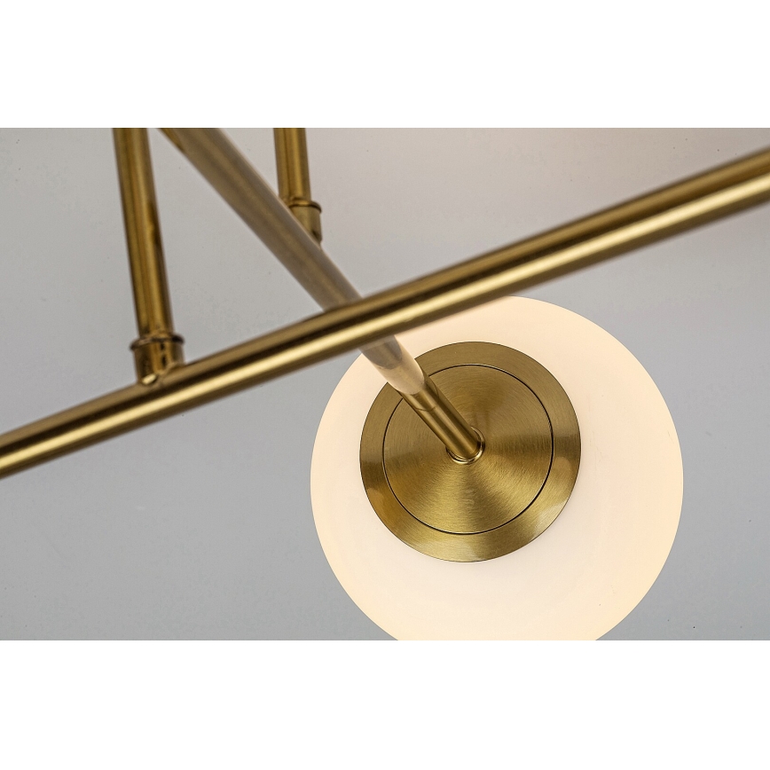 Rabalux - Hanglamp met vaste pendel 4xE27/35W/230V goud