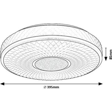 Rabalux - LED Plafondlamp LED/24W/230V 4000K diameter 39 cm