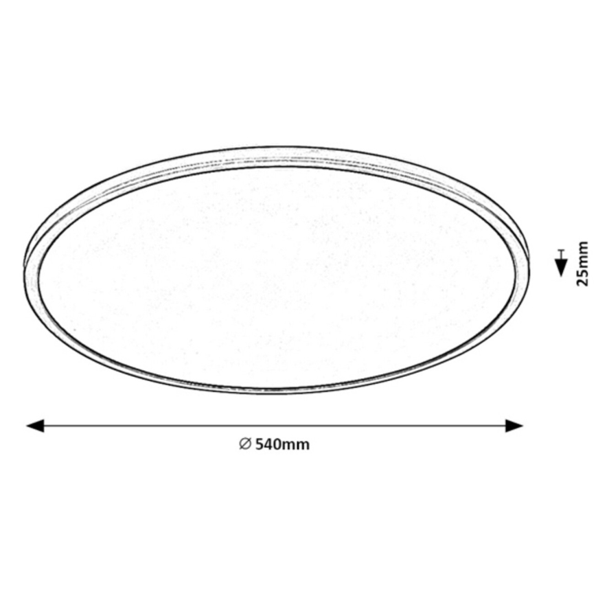 Rabalux - Plafonnier à intensité variable LED LED/36W/230V 3000K 54 cm