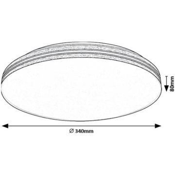 Rabalux - LED Plafondlamp LED/18W/230V 4000K diameter 34 cm