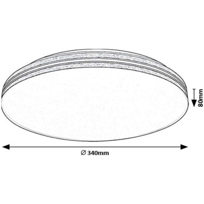 Rabalux - Plafonnier LED/18W/230V 4000K d. 34 cm