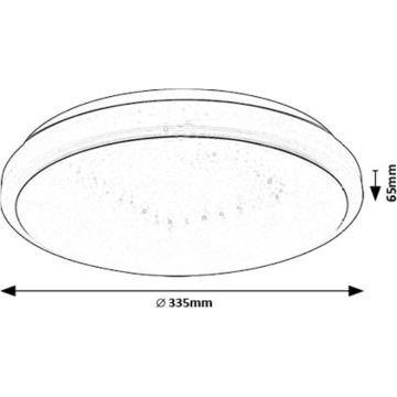 Rabalux - LED Plafondlamp LED/18W/230V 3000K diameter 33 cm