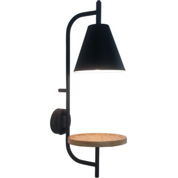 Rabalux - Wandlamp met plank 1xE27/15W/230V beuken