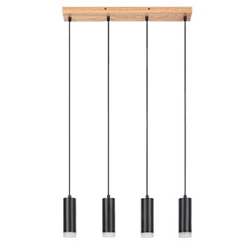 Rabalux - Suspension filaire 4xGU10/5W/230V chêne