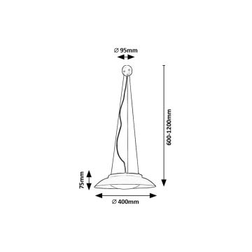 Rabalux - LED Hanglamp aan een koord LED/24W/230V 3000K